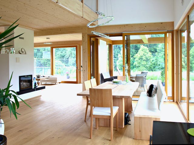Fertighaus Homestory 308 von Lehner Haus Schlüsselfertig ab 538720€, Fachwerk Innenansicht 2