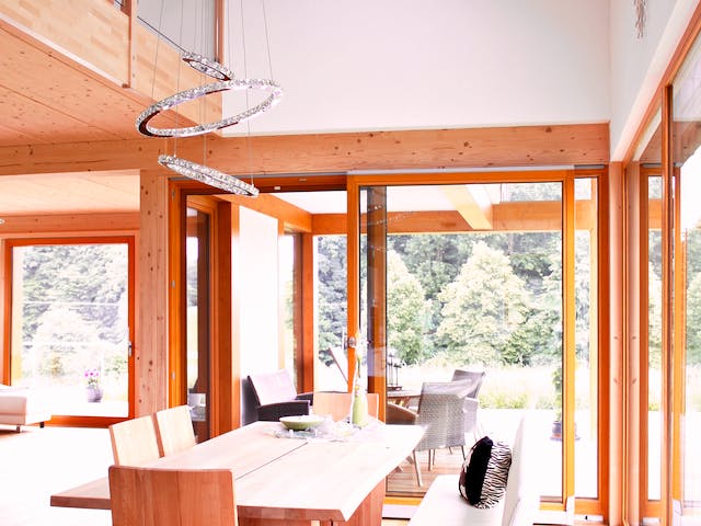 Fertighaus Homestory 308 von Lehner Haus Schlüsselfertig ab 538720€, Fachwerk Innenansicht 3