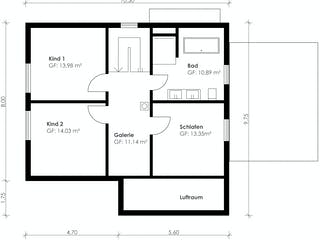 Fertighaus Homestory 348 von Lehner Haus Schlüsselfertig ab 440115€, Satteldach-Klassiker Grundriss 1