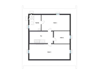 Fertighaus HUF Haus ART 5 Beispiel 5 von HUF HAUS, Fachwerk Grundriss 3