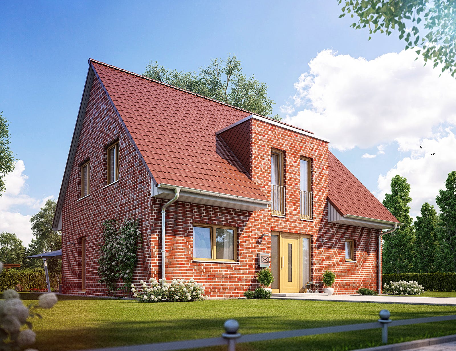 Massivhaus Alto 520 von Heinz von Heiden Schlüsselfertig ab 286357.25€, Satteldach-Klassiker Außenansicht 1