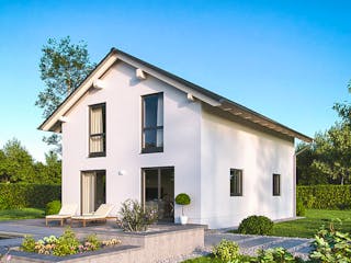 Massivhaus Calvus 340 von Heinz von Heiden Zentrale Schlüsselfertig ab 315073.2€, Satteldach-Klassiker Außenansicht 1