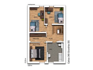 Massivhaus Calvus 340 von Heinz von Heiden Zentrale Schlüsselfertig ab 315073.2€, Satteldach-Klassiker Grundriss 2