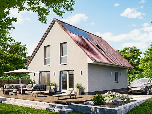 Massivhaus Das Unverbesserliche S510 von Heinz von Heiden Zentrale Schlüsselfertig ab 245147€, Außenansicht 1