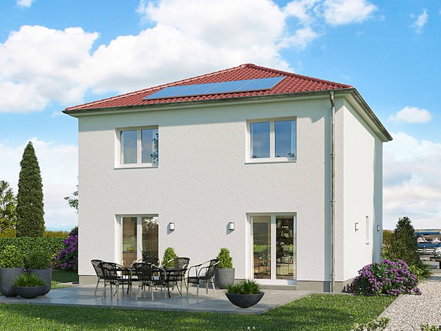 Massivhaus Die Unverbesserliche V130 von Heinz von Heiden Zentrale Schlüsselfertig ab 254088€, Stadtvilla Außenansicht 1 Massivhaus Die Unverbesserliche V130 von Heinz von Heiden Zentrale Schlüsselfertig ab 254088€, Stadtvilla Außenansicht 1