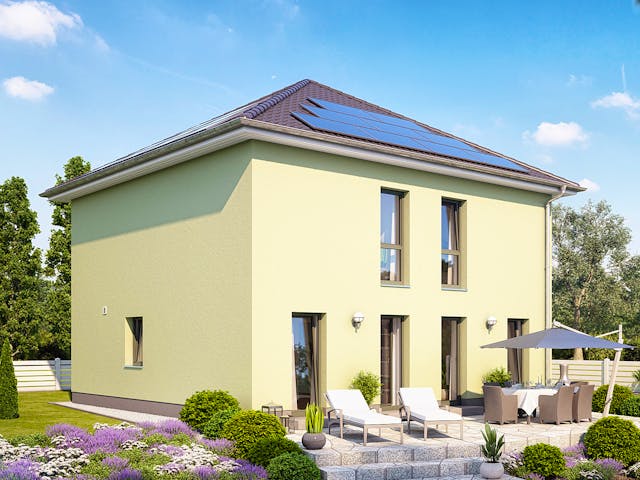 Massivhaus Arcus 15K von Heinz von Heiden Zentrale Schlüsselfertig ab 380895€, Stadtvilla Außenansicht 1