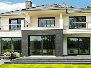 Massivhaus Casa Senza Fiato von GfG-Architektenhäuser, Außenansicht 1