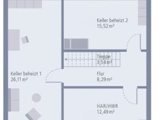 Fertighaus Design 10 K von OKAL Haus Schlüsselfertig ab 478900€,  Innenansicht 1