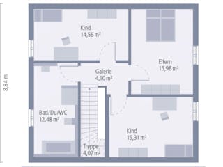 Fertighaus Design 11 von OKAL Haus Schlüsselfertig ab 371900€,  Innenansicht 10