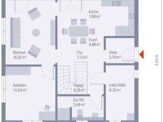 Fertighaus Design 15 von OKAL Haus Schlüsselfertig ab 404900€, Innenansicht 6