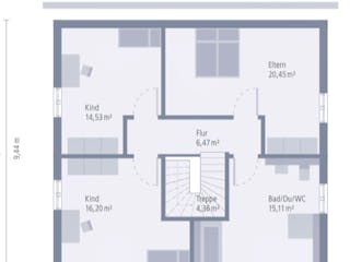 Fertighaus Design 15 von OKAL Haus Schlüsselfertig ab 404900€, Innenansicht 7