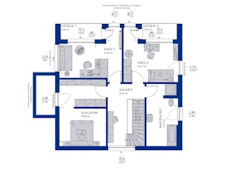 Fertighaus EVOLUTION 154 V5 von Bien-Zenker Schlüsselfertig ab 393491€, Innenansicht 6