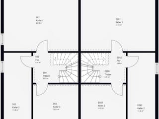 Fertighaus FamilyStyle 33.01 P von massa haus Ausbauhaus ab 298999€, Pultdachhaus Innenansicht 3