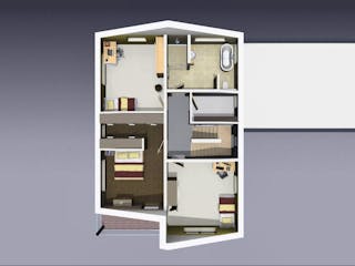 Massivhaus Hausidee "Modern2" von BickelBau Massivhäuser, Innenansicht 5