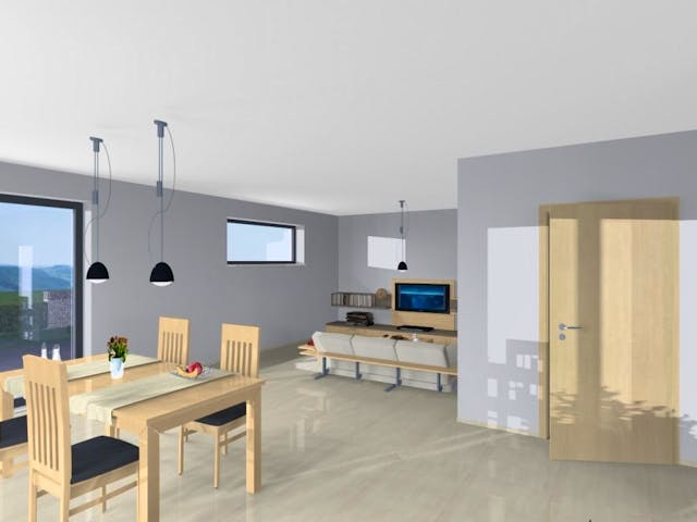 Massivhaus Hausidee "Modern2" von BickelBau Massivhäuser,  Innenansicht 1
