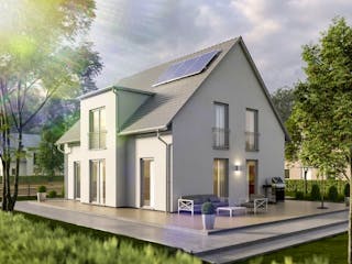 Massivhaus Lichthaus 152 von Schmid-Haus Bausatzhaus ab 370770€,  Außenansicht 1