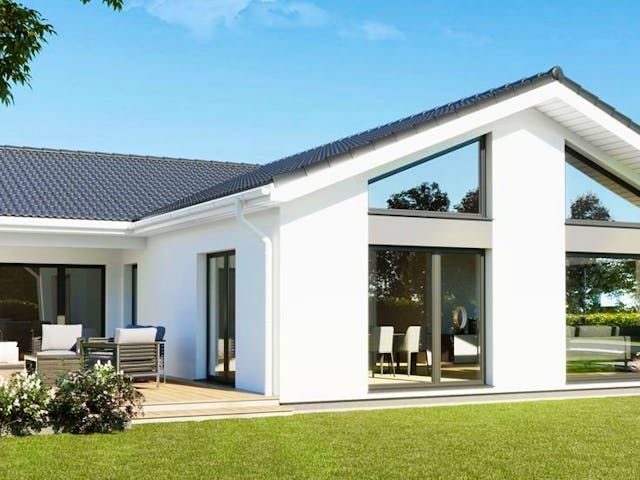 Fertighaus Perfect 132 von Danwood Schlüsselfertig ab 307000€, Bungalow Außenansicht 1 Fertighaus Perfect 132 von Danwood Schlüsselfertig ab 307000€, Bungalow Außenansicht 1