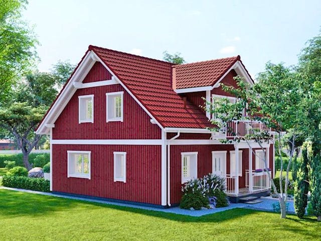 Fertighaus Point 154.10 von Danwood Schlüsselfertig ab 313000€, Satteldach-Klassiker Innenansicht 2