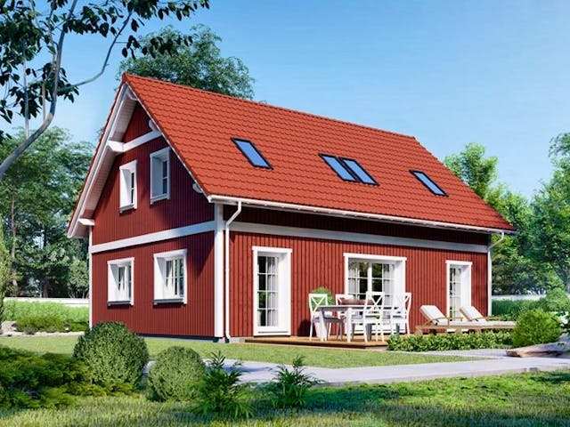 Fertighaus Point 154.10 von Danwood Schlüsselfertig ab 313000€, Satteldach-Klassiker Innenansicht 3