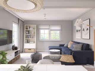 Fertighaus Point 154.10 von Danwood Schlüsselfertig ab 321200€, Satteldach-Klassiker Innenansicht 6