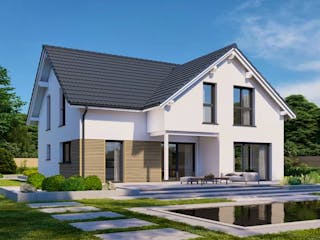 Fertighaus Point 177.1 von Danwood Schlüsselfertig ab 340400€, Satteldach-Klassiker Innenansicht 1