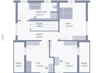 Fertighaus Pult 17 von OKAL Haus Schlüsselfertig ab 490500€, Innenansicht 10