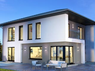 Fertighaus Stadtvilla 13 von OKAL Haus Schlüsselfertig ab 532900€, Stadtvilla Außenansicht 1