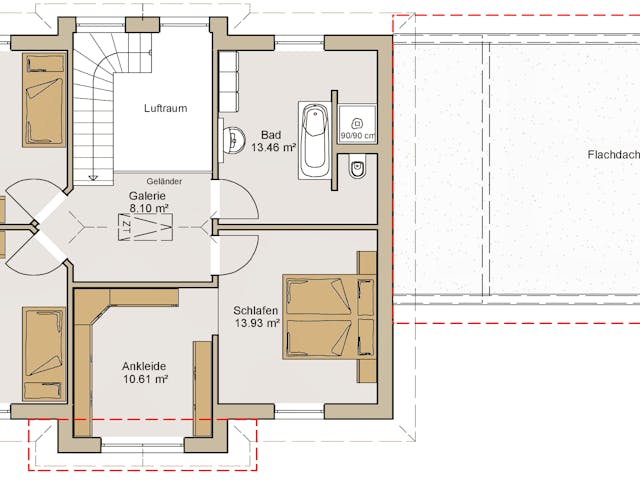 Fertighaus Stadtvilla 22-157 von BoHolz Haus Schlüsselfertig ab 413895€, Stadtvilla Innenansicht 5