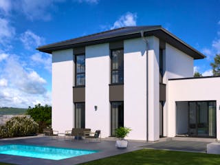 Fertighaus Staffel 9 von OKAL Haus Schlüsselfertig ab 468900€,  Außenansicht 1