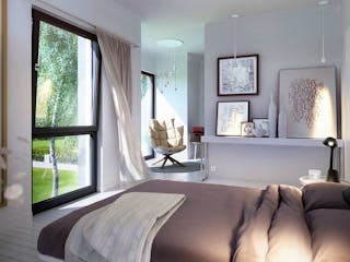 Fertighaus SUNSHINE 113 V5 von Living Fertighaus Schlüsselfertig ab 296744€, Satteldach-Klassiker Innenansicht 4