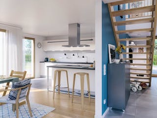 Fertighaus SUNSHINE 154 V4 von Living Fertighaus Schlüsselfertig ab 356356€, Satteldach-Klassiker Innenansicht 5