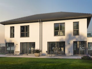 Fertighaus ZweiRaum 13 von OKAL Haus Schlüsselfertig ab 674900€, Stadtvilla Außenansicht 1