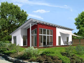 Massivhaus Avantgarde 125 von invivo haus Schlüsselfertig ab 407170€, Bungalow Außenansicht 1
