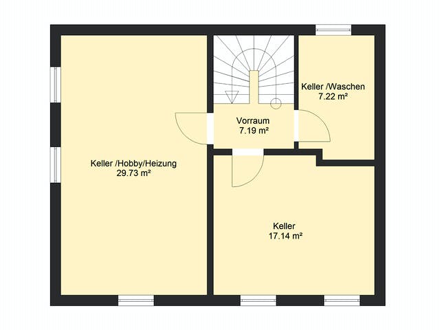 Massivhaus Villa 76 von invivo haus Schlüsselfertig ab 393773€, Stadtvilla Grundriss 3