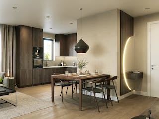 Fertighaus Mehrfamilienhaus More 8.1 von KAMPA - Mehrfamilienhäuser Schlüsselfertig ab 1906196€, Innenansicht 2