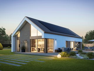 Fertighaus Concept 6 von KAMPA Schlüsselfertig ab 515919€, Bungalow Außenansicht 1