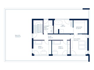 Fertighaus Concept 8 von KAMPA Schlüsselfertig ab 1114890€, Cubushaus Grundriss 2