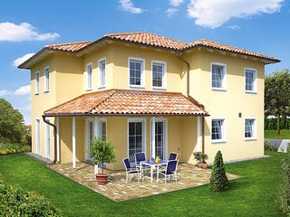 Massivhaus Böcker von KBS Bau, Stadtvilla Außenansicht 1