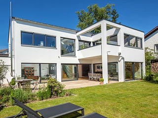 Massivhaus Nolte von KBS Bau, Cubushaus Außenansicht 1