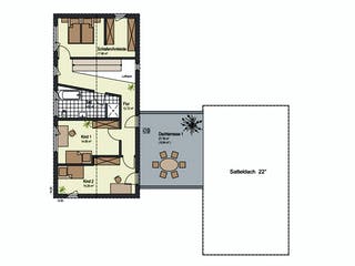 Fertighaus Haus Landhege von Keitel-Haus Schlüsselfertig ab 600742€, Satteldach-Klassiker Grundriss 2