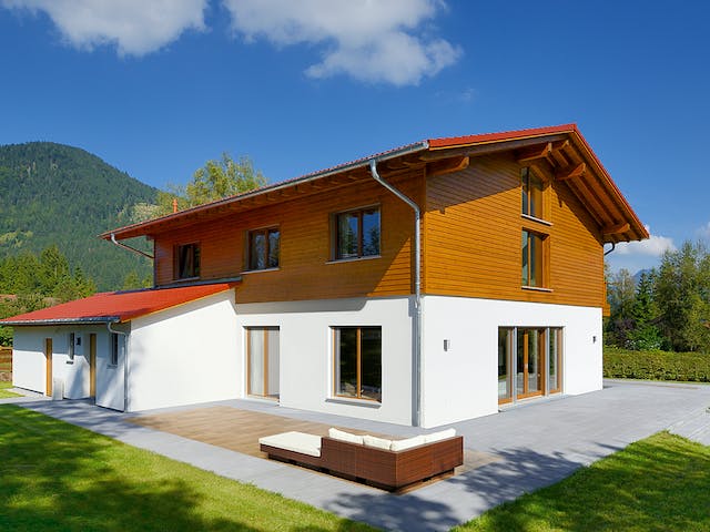 Fertighaus Haus Miesbach von Keitel-Haus Schlüsselfertig ab 649396€, Satteldach-Klassiker Außenansicht 1