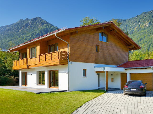 Fertighaus Haus Miesbach von Keitel-Haus Schlüsselfertig ab 518260€, Satteldach-Klassiker Außenansicht 2
