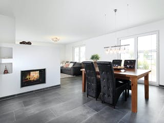 Fertighaus Haus Stromberg von Keitel-Haus Schlüsselfertig ab 378282€, Pultdachhaus Innenansicht 1