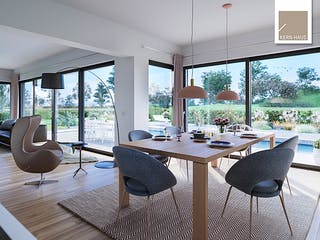 Massivhaus Familienhaus Elea von Kern-Haus Schlüsselfertig ab 579900€, Satteldach-Klassiker Innenansicht 1