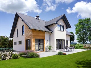 Fertighaus Solera von Fingerhut Haus Schlüsselfertig ab 469474€, Satteldach-Klassiker Außenansicht 1