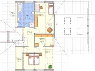 Fertighaus Mondo von Fingerhut Haus Schlüsselfertig ab 637631€, Satteldach-Klassiker Grundriss 2