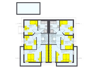 Fertighaus SOLUTION 242 V5 von Living Fertighaus Schlüsselfertig ab 655971€, Innenansicht 2