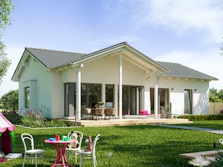 Fertighaus SOLUTION 110 V2 von Living Fertighaus Schlüsselfertig ab 320325€, Bungalow Außenansicht 1