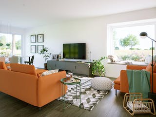 Fertighaus SOLUTION 110 V4 von Living Fertighaus Schlüsselfertig ab 330749€, Bungalow Innenansicht 1