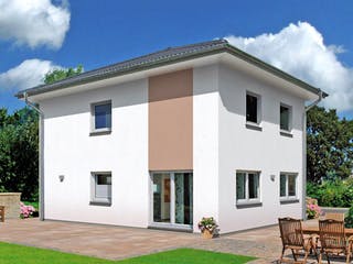 Fertighaus Madrid - Stadtvilla von Fingerhut Haus Schlüsselfertig ab 397496€, Stadtvilla Außenansicht 1